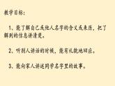 人教版三年级语文上册 第四单元口语交际：名字里的故事 课件（12张）