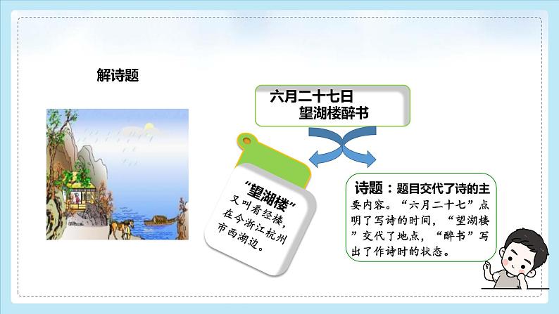 2021-2022学年部编版六年级语文上册六月二十七日望湖楼醉书课件PPT第6页