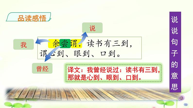 人教部编版五年级小学语文上册25《古人谈读书》 课件教案试卷06