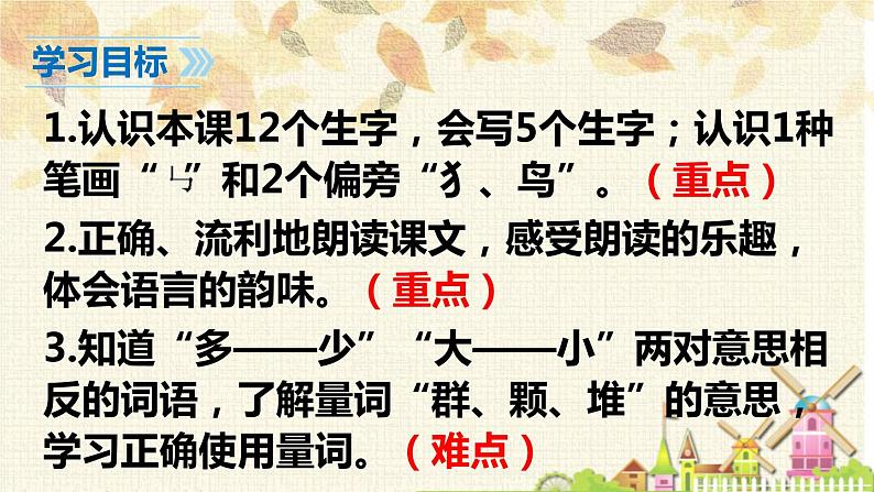 部编版一年级语文上册《大小多少》PPT教学课件 (2)第2页