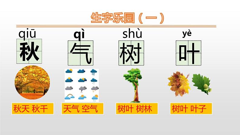 部编版一年级语文上册《秋天》PPT (3)第8页