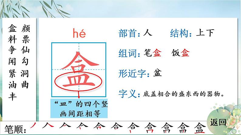 6 秋天的雨 人教版语文三上生字教学课件（含自动播放配音）03