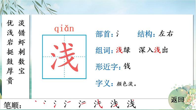 18 富饶的西沙群岛 人教版语文三上生字教学课件（含自动播放配音）第5页