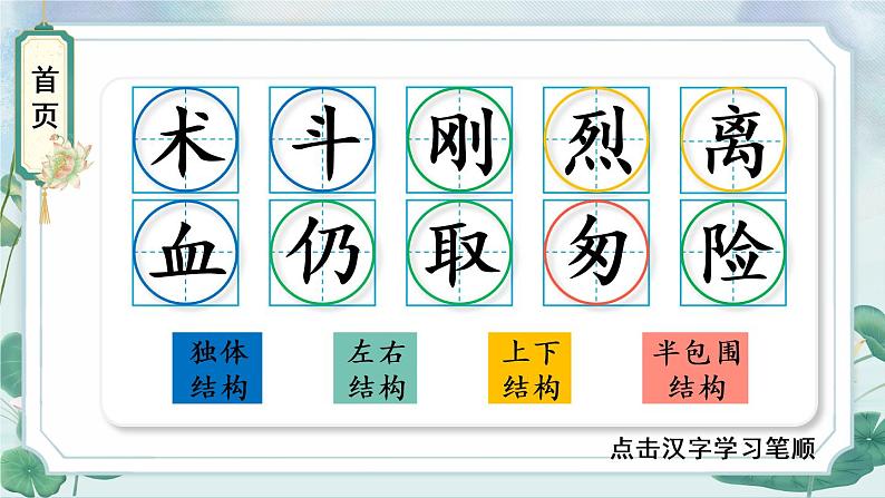 27 手术台就是阵地 人教版语文三上生字教学课件（含自动播放配音）第2页