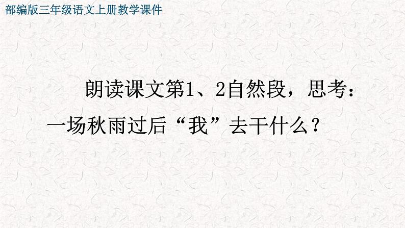 2021-2022学年部编版小学三年级语文上册5 铺满金色巴掌的水泥道课件PPT05