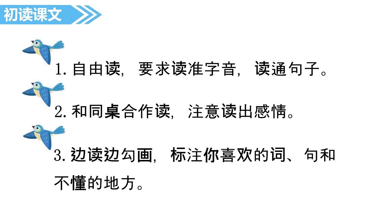 部编版三年级语文上册《搭船的鸟》PPT课文课件 (3)第6页