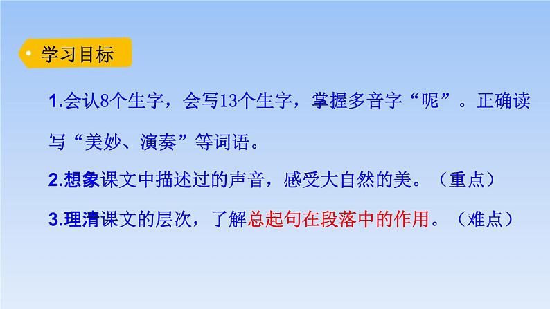 部编版三年级语文上册《大自然的声音》PPT优质课件 (8)第4页