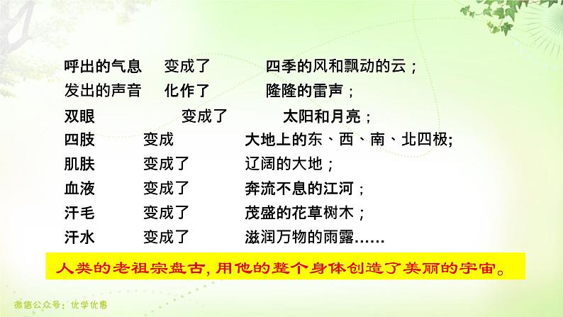 三年级上册第八单元 传统文化鉴赏·大自然的礼物课件PPT第3页