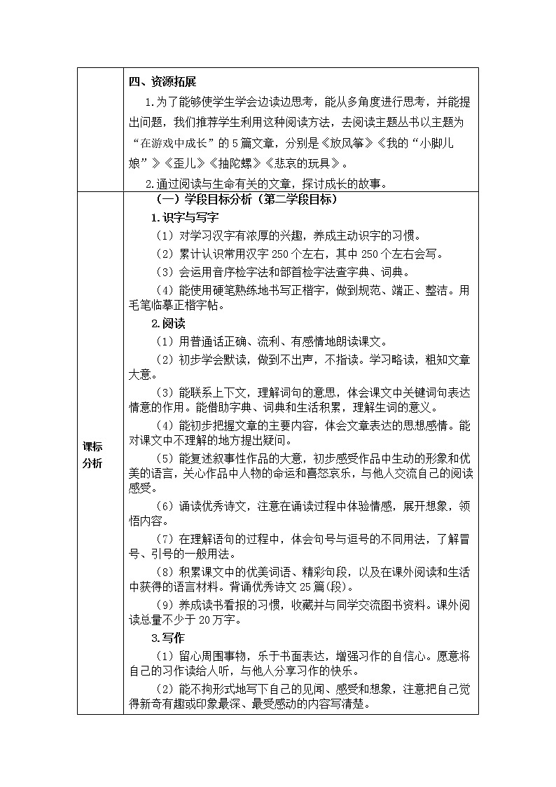 部编版四上语文教学评助课时备课《一只窝囊的大老虎》教案02