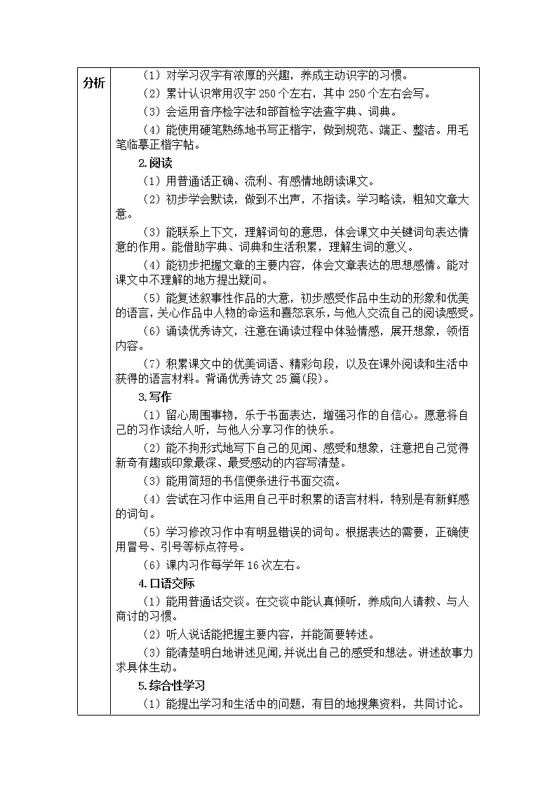 部编版四上语文《21古诗三首》教学评助课时备课设计教案03