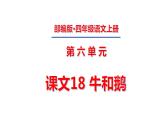 四年级上册第六单元 课文18 牛和鹅课件PPT