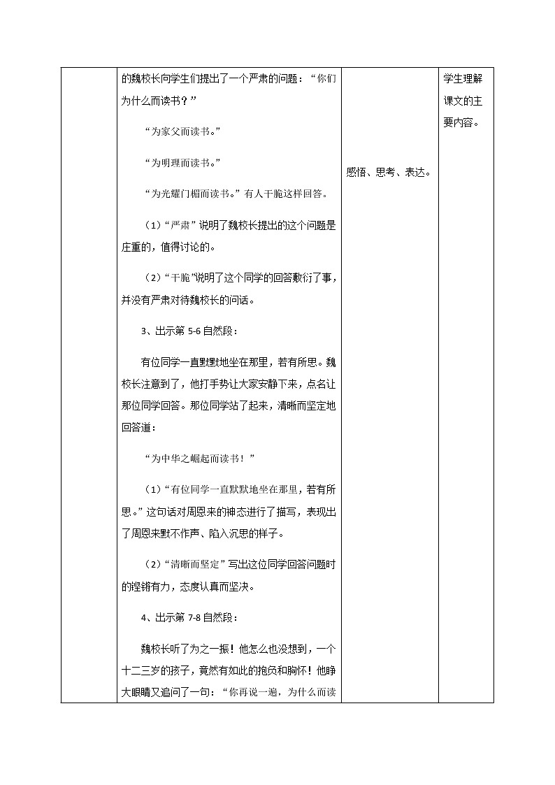 22《为中华之崛起而读书》第二课时课件+教案+练习03