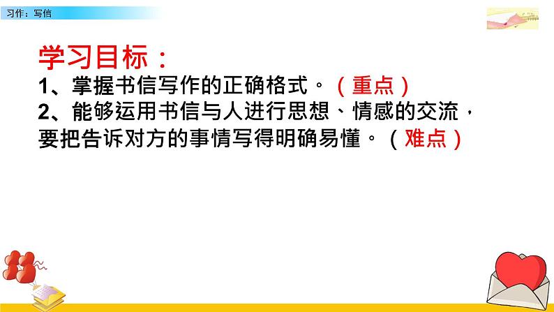 部编版四年级语文上册    习作：写信课件PPT02