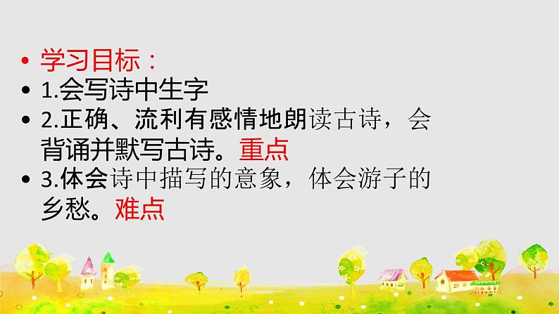 部编版五年级语文上册   21课古诗三首  枫桥夜泊课件PPT第3页