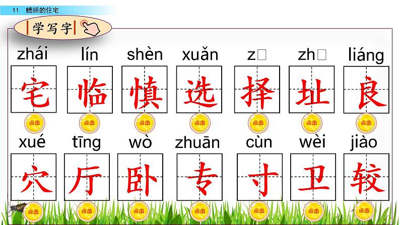 部编版四年级语文上册      11 蟋蟀的住宅课件PPT第6页