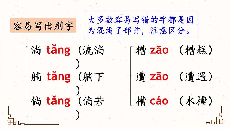 部编版六年级上册语文第四单元复习课件08