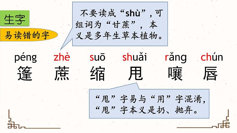 部编版六年级上册语文第五单元复习课件03