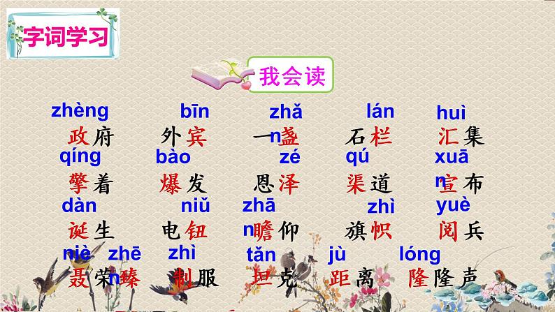 人教部编版六年级上册语文《开国大典》课件第3页