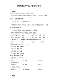 小学2 丁香结练习题