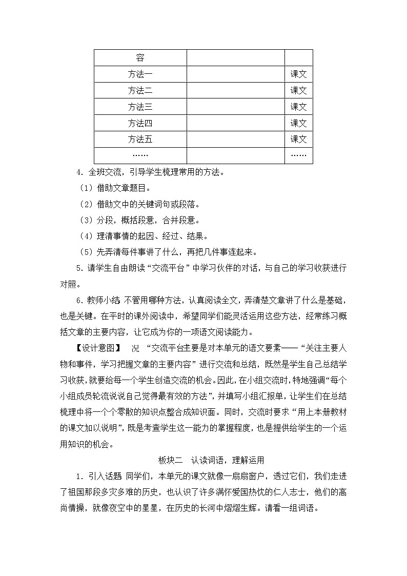 部编版四年级语文上册 第七单元 语文园地七 教案02