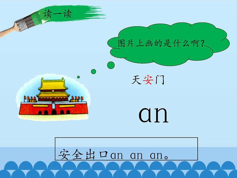 一年级上册语文 汉语拼音 12.an en in un ün 课件 部编版 (五四制)03