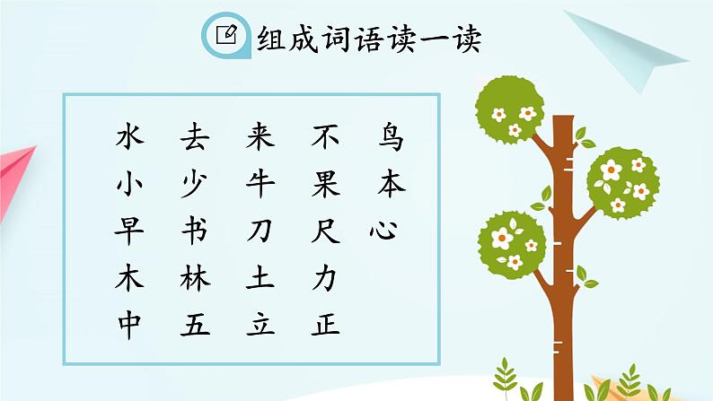 一年级上册语文 第五单元 识字（二） 复习 课件 部编版 (五四制)04