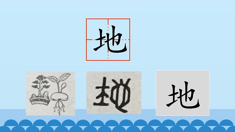 一年级上册语文 识字（一）1.天地人  课件 部编版 (五四制)第6页