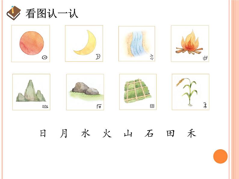 部编版一上语文课件《日月水火》第4页