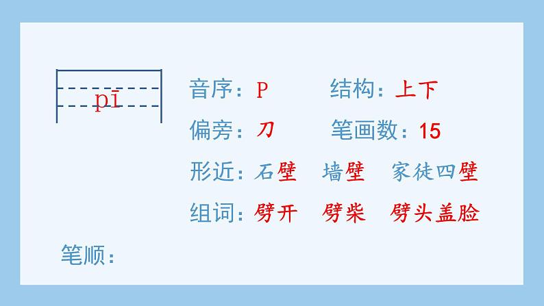 部编版四上语文（生字课件）12.盘古开天地第5页