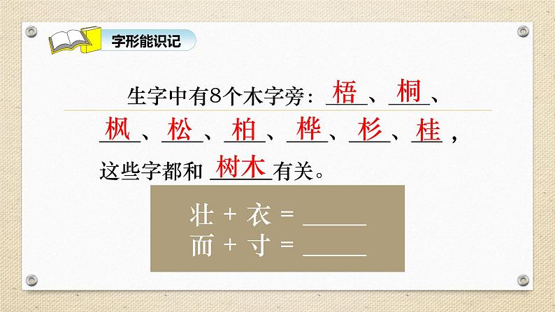 二年级语文上册识字2《树之歌》课件-共2课时第8页