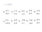 一年级下册语文课件 知识清单 第三单元 人教（部编版）