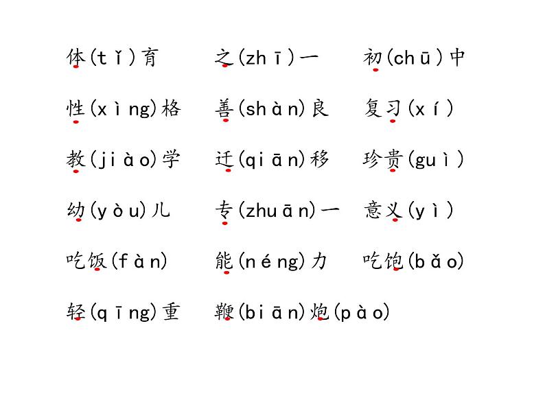 一年级下册语文课件－第五单元知识清单－ ∣人教（部编版） (共14张ppt)第4页