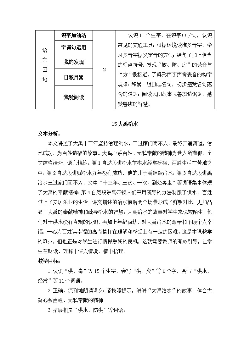 15.《大禹治水》教案02