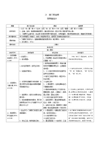 小学语文人教部编版四年级上册第八单元26 西门豹治邺表格学案