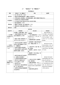 语文五年级上册20* “精彩极了”和“糟糕透了”表格学案