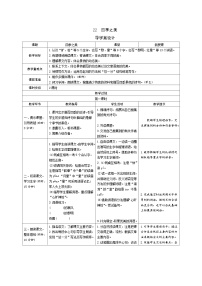 人教部编版22 四季之美表格学案设计