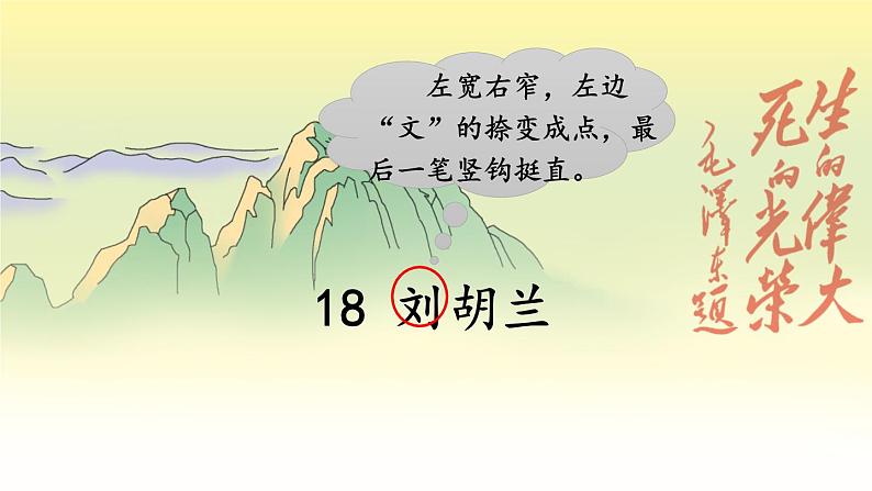 18 刘胡兰 PPT课件第1页