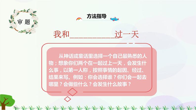 小学语文部编版四年级上册  第4单元  习作四：我和_____过一天  课件+教案06