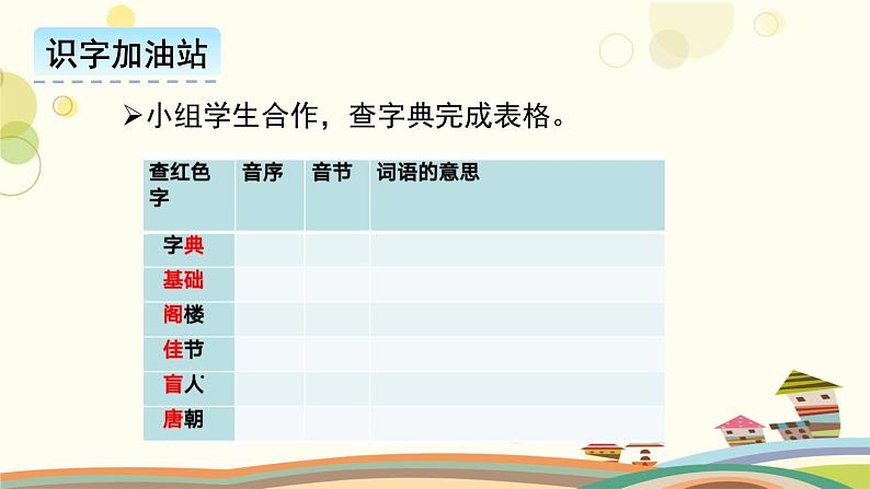 2021-2022人教部编版三年级语文上册 第四单元《语文园地四》第一课时 课件第6页