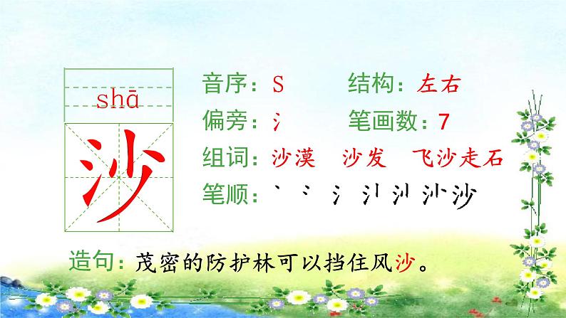 部编三年级上册语文 （生字课件）15、搭船的鸟  15张幻灯片05