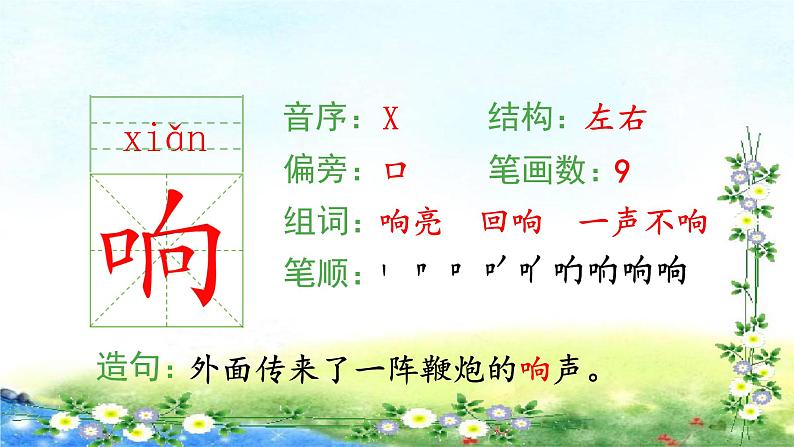 部编三年级上册语文 （生字课件）15、搭船的鸟  15张幻灯片07