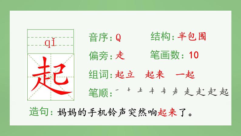 统编版语文二年级上册（生字课件）11《葡萄沟》第5页