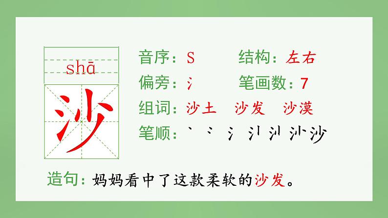 统编版小学语文三年级上册（生字课件）15《搭船的鸟》05