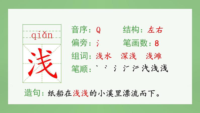 统编版小学语文三年级上册（生字课件）18《富饶的西沙群岛》04