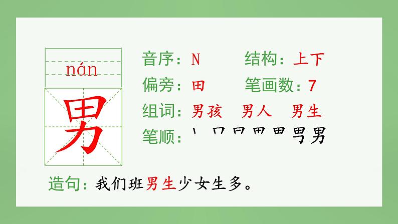 统编版小学语文三年级上册（生字课件）26《灰雀》07