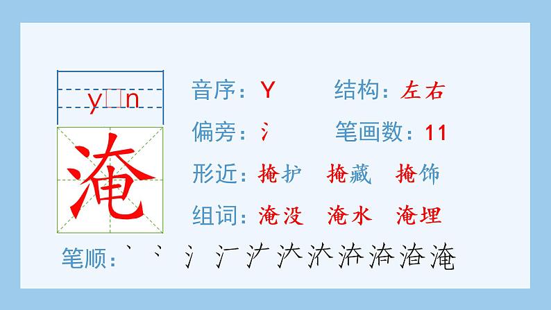 统编版小学语文四年级上册（生字课件）26《西门豹治邺》第7页