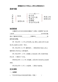 小学人教部编版21* 三黑和土地同步练习题