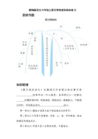 语文六年级上册16 夏天里的成长随堂练习题