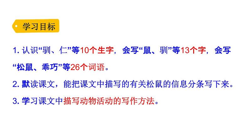 部编版五年级语文上册《松鼠》PPT教学课件 (14)第3页