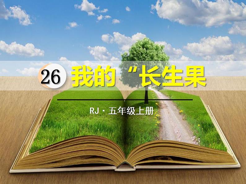 部编版五年级语文上册《我的“长生果”》PPT优质课件 (6)01